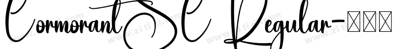 CormorantSC Regular字体转换